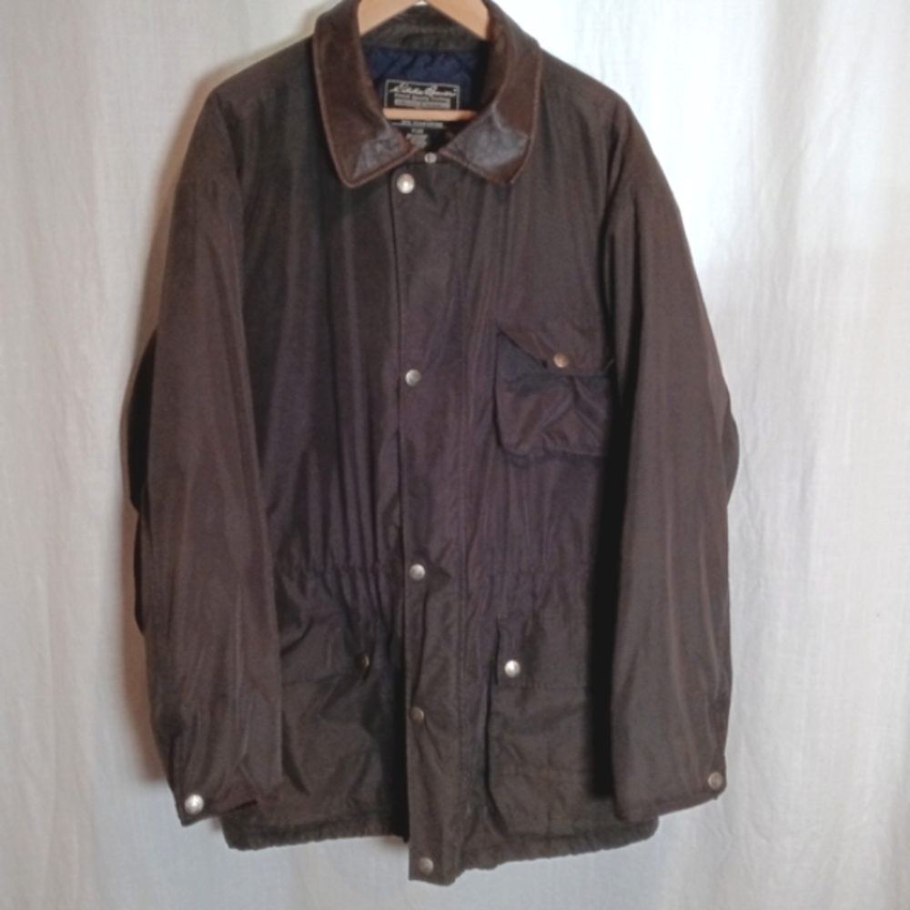 Eddie Bauer Men's Vintage 90s  Insulated Anorak Coat Large **Flaws**